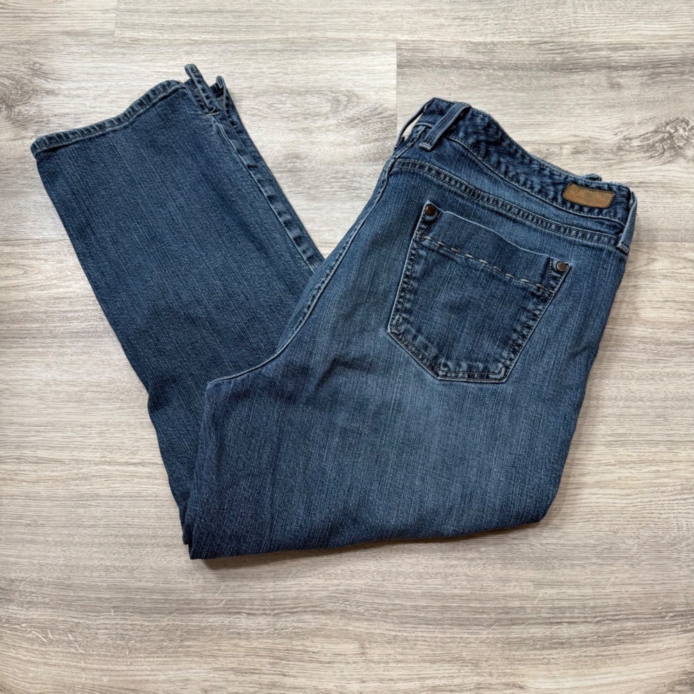 Eddie Bauer Women's 16T Tall Bootcut Jeans Blue Denim Casual Everyday